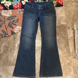 Y2K Vintage Weather Vane Denim Flare Jeans